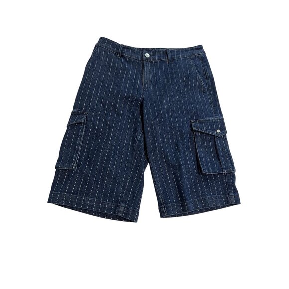 Miaou Dune Short in Varsity Pinstripe - Picture 1 of 7